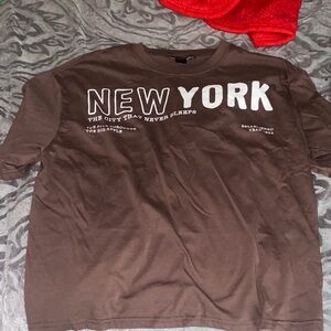 Streetwear Society Brown New York Tee